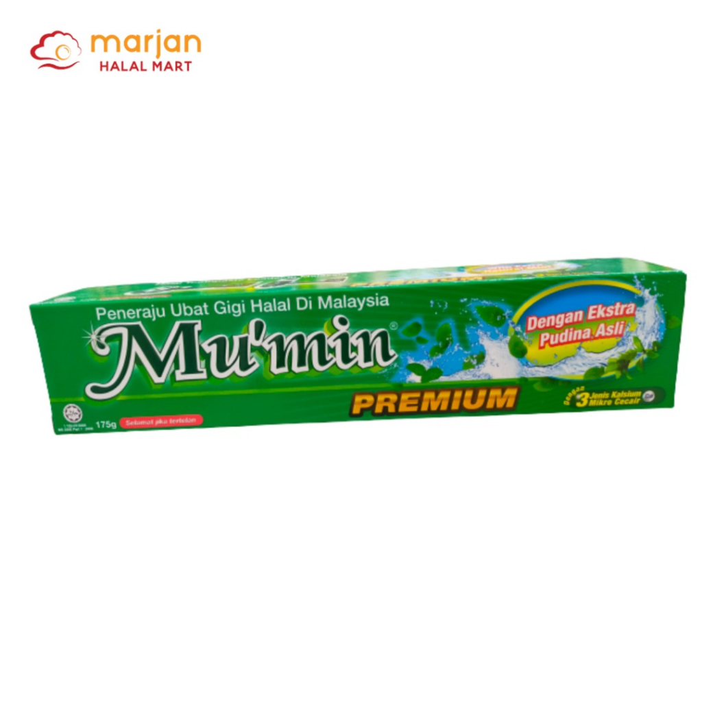 Mu'min Ubat Gigi Premium - Ekstrak Pudina Asli 175g | Shopee Malaysia