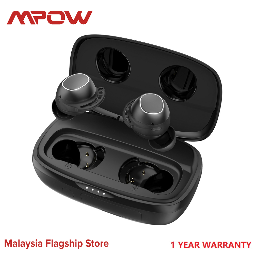 Mpow M30 Plus Wireless Earphones with Mic power bank function