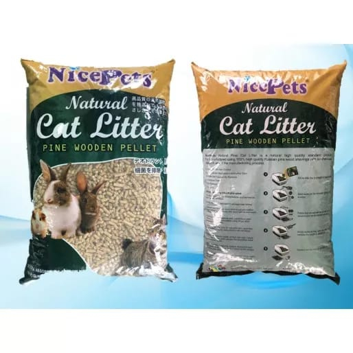Nicepets Pine Wood Cat Litter 10KG Shopee Malaysia