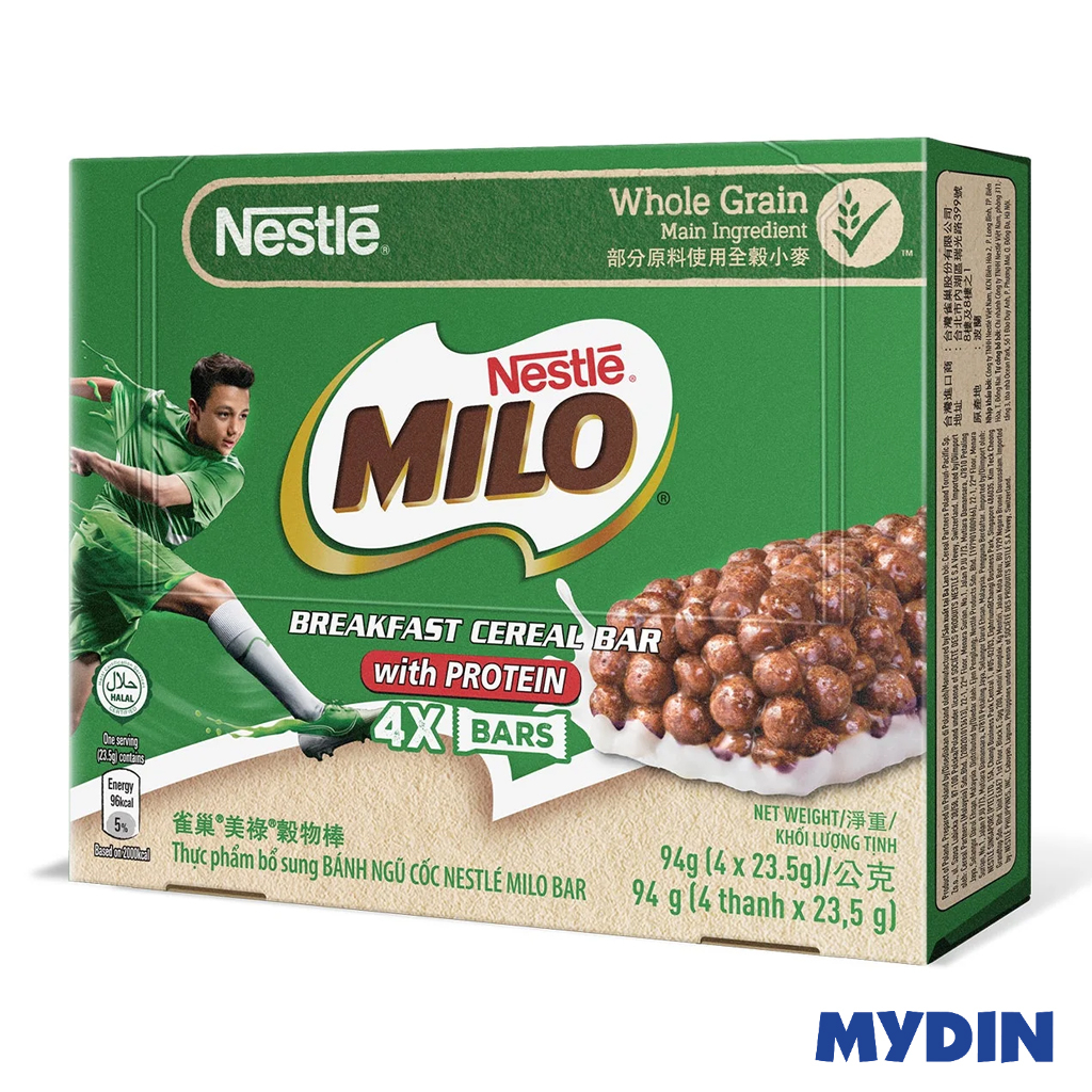 Nestle Milo Breakfast Cereal Bar (4 x 23.5g) Shopee Malaysia