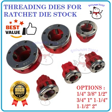 SPARE PART THREADING DIES FOR RATCHET DIE STOCK Manual Thread Machine ...