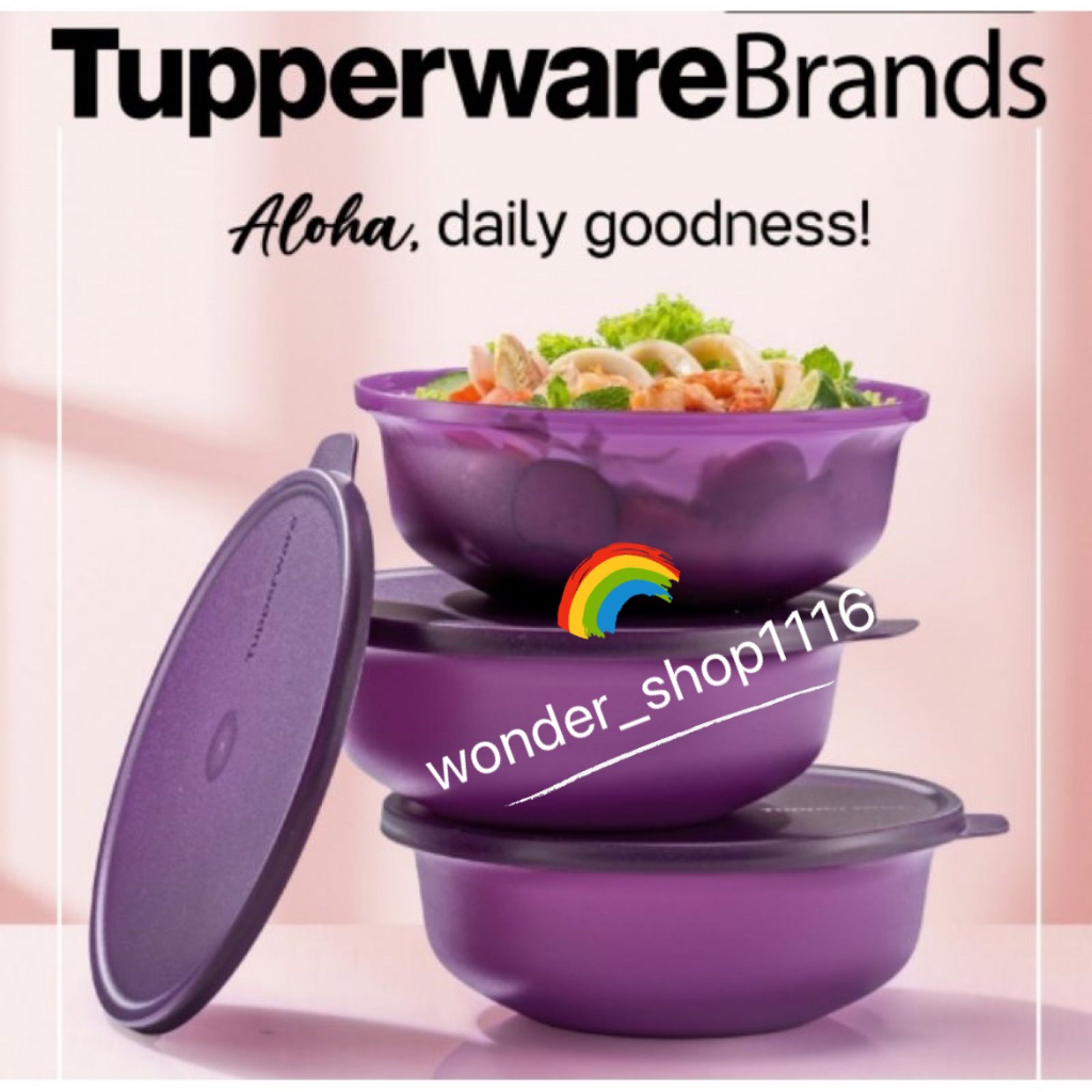 Tupperware Aloha Bowl 1L - 1pc / 4pcs | Shopee Malaysia