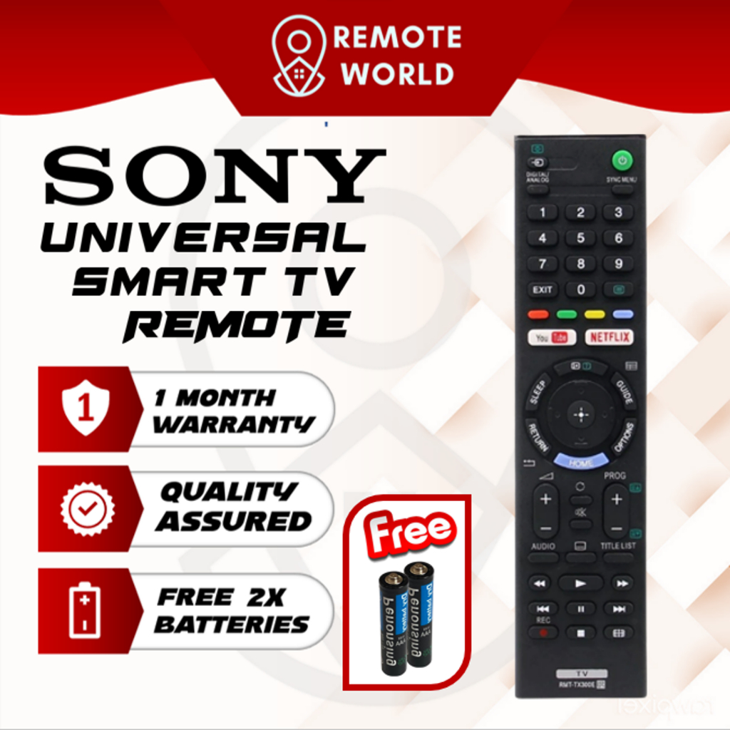 RM-L1370 Sony Universal Smart TV Remote | Alat Kawalan Jauh TV Sony ...