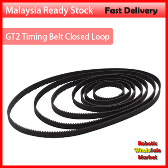 GT2 Timing Belt Closed Loop Width:6mm Pitch:2mm