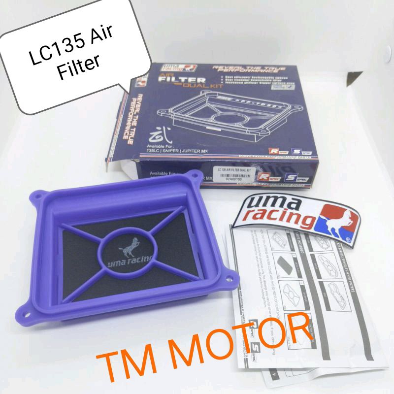 Uma racing air filter (Y15ZR/Y16)/RS150/LC135/NVX155/(NMAX 2020/AEROX V2)/Belang Fi/R15V3/XMAX