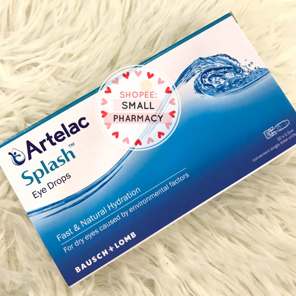 ARTELAC SPLASH EYE DROPS 0.5ML 30s 000411 Exp02/25 Shopee Malaysia
