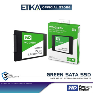 Western Digital 1TB WD Green SATA SSD, Internal 2.5''/7mm Cased Solid State  Drive - WDS100T3G0A