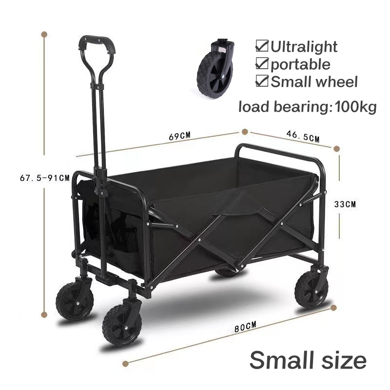 Foldable Camping Wagon stroller baby carrier Outdoor Trolley Shopping ...