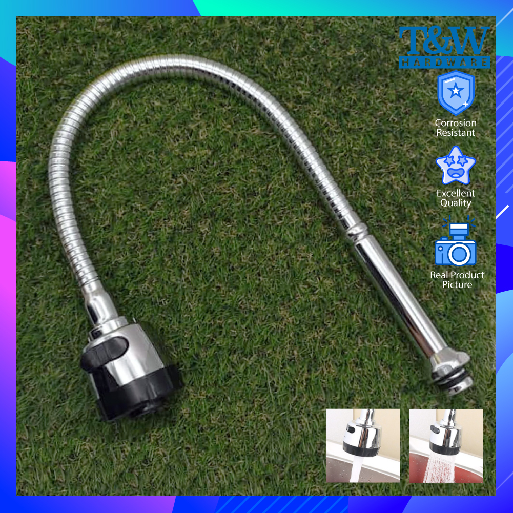 Durable Flexible Kitchen Faucet Hose Stainless Steel Flexible Extension