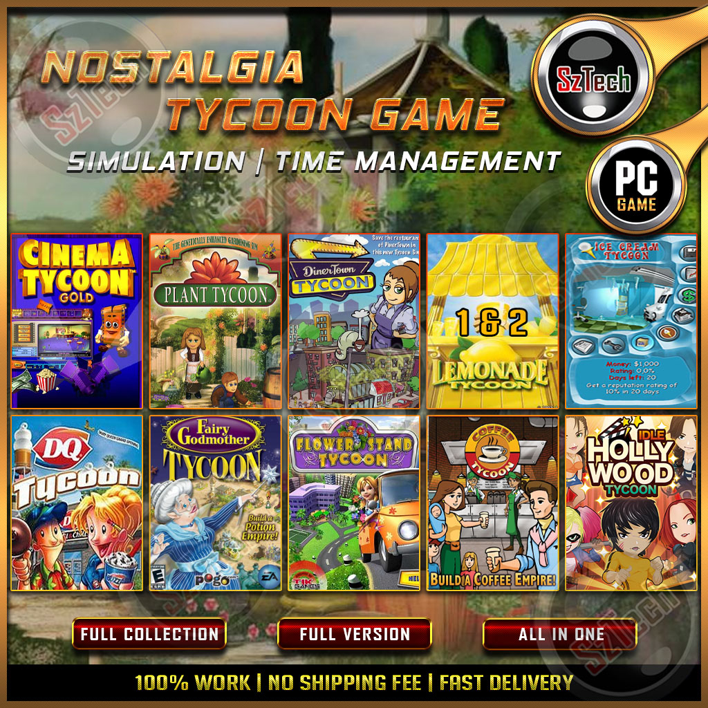 Tycoon Game Collection [PC GAME] 🔥 [ DIGITAL DOWNLOAD] 🔥Plant Cinema