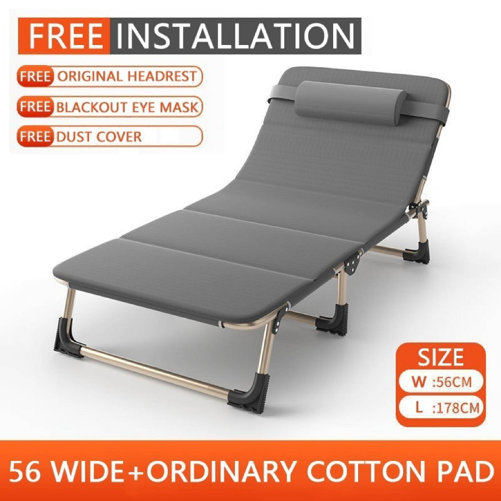 🔥Kuala Lumpur Spot🔥 NEW Folding Bed with Mattress Single lazy Chair for ...