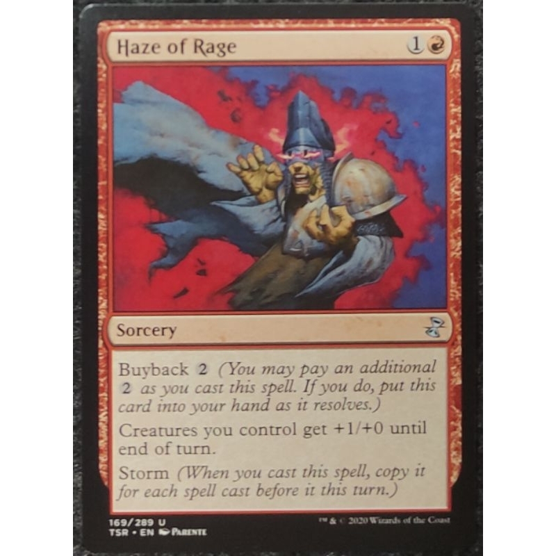 Magic The Gathering : Haze of Rage Uncommon Timespiral Remastered card ...