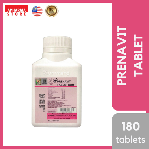 Sunward Prenavit Vitamin for Pregnant and Lactating Mothers ( 180's