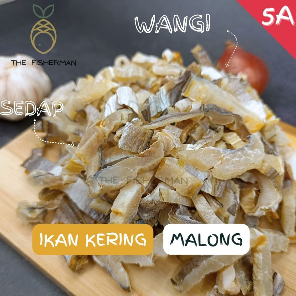 🐡 Isi Ikan Masin Malong 1kg Isi Ikan Malong Masin 1kg Ikan Kering Mui ...