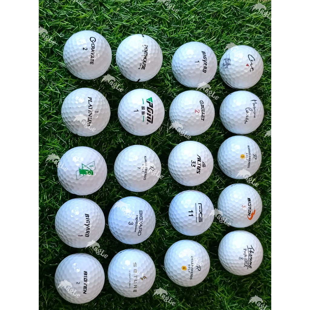 (Grade A 20 Pcs)Random Mixed Brand Used Golf Ball Shopee Malaysia