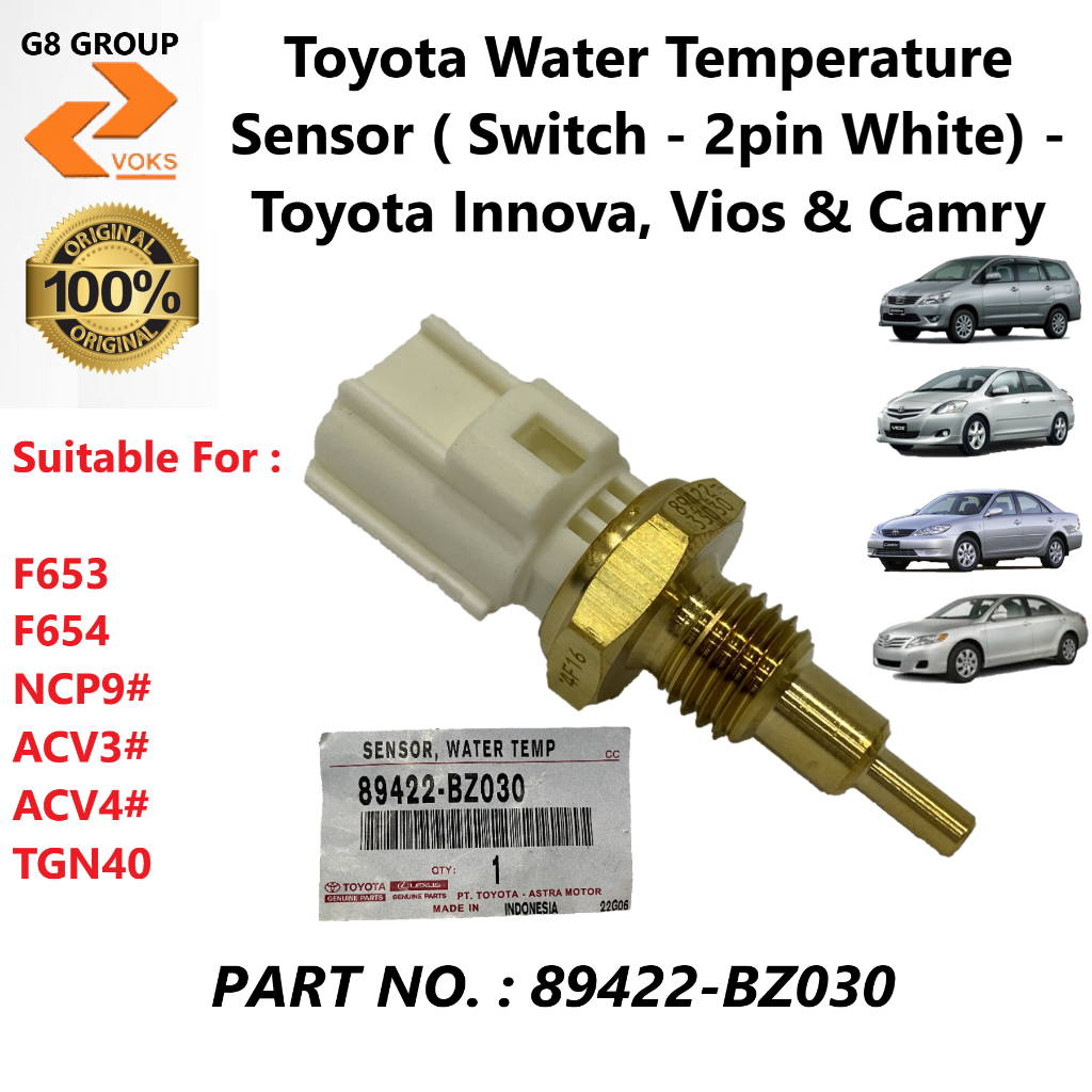 Toyota Water Temperature Sensor ( Switch 2pin White ) Toyota Innova