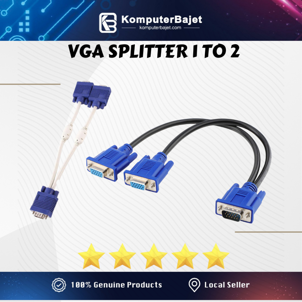 VGA SPLITTER 1 TO 2. | Shopee Malaysia