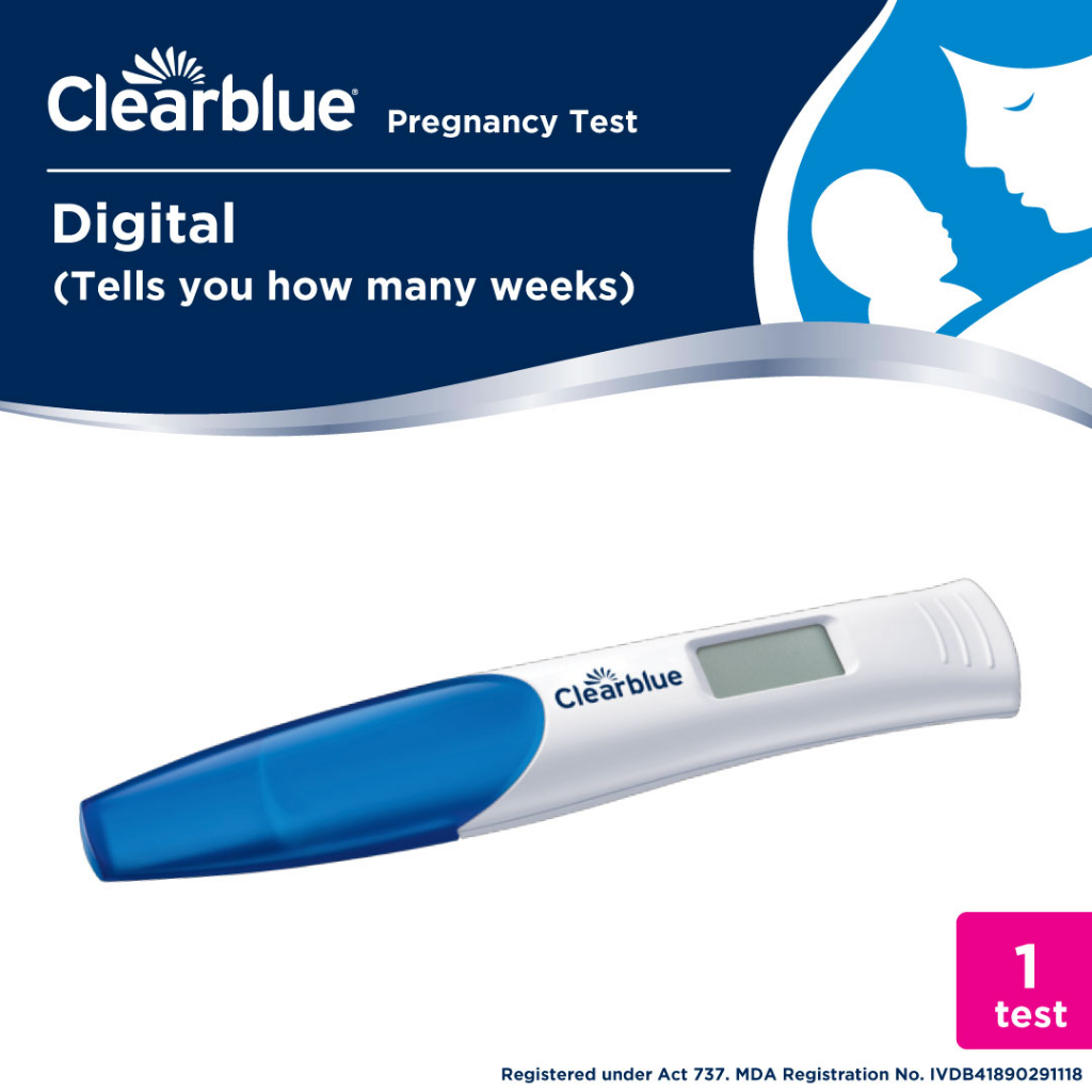 Clearblue Digital Pregnancy Test With Weeks Indicator Shopee Malaysia