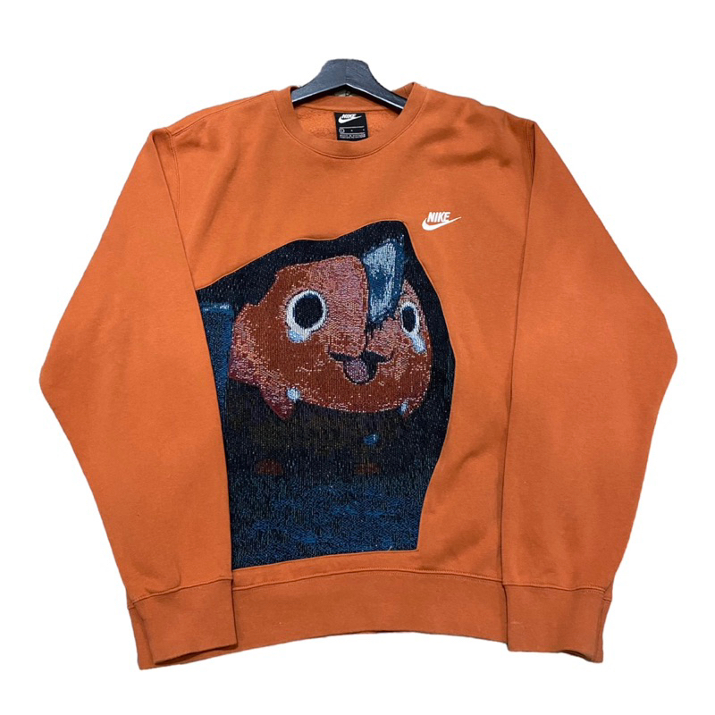 Anime Nike Rework Hoodies Cotton Sweater Naruto Chainsawman ...