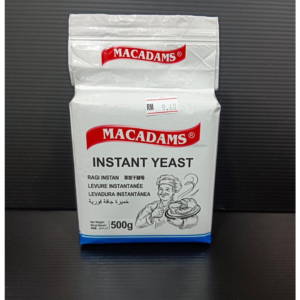 MACADAMS INSTANT YEAST 500GM | Shopee Malaysia
