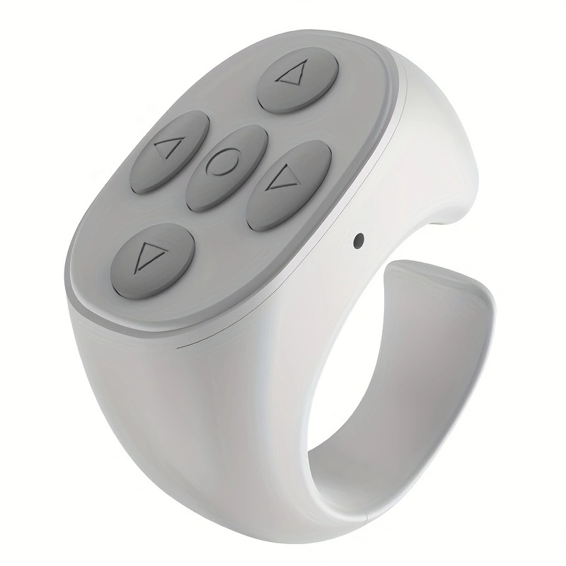 TikTok Scrolling Ring - Bluetooth Remote For TikTok Videos & Music, IPhone-Compatible Wireless Bluetooth Controller, Optimal For IPad, IOS & Android, With Lively Camera Shutter, 1 Pack