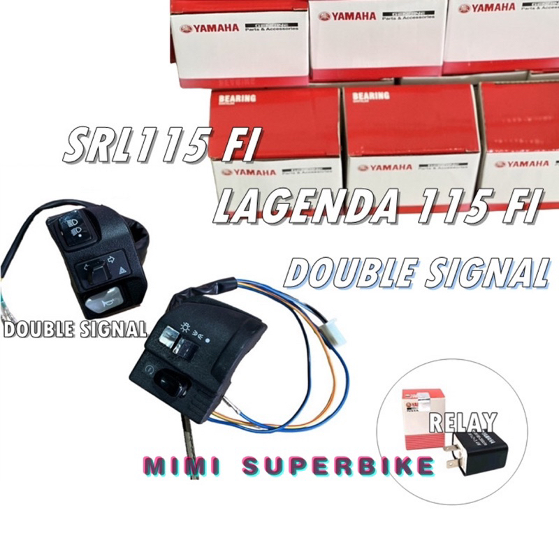 SRL115 FI 115FI HANDLE SWITCH DOUBLE SIGNAL + ON-OFF LIGHT LAGENDA115 ...