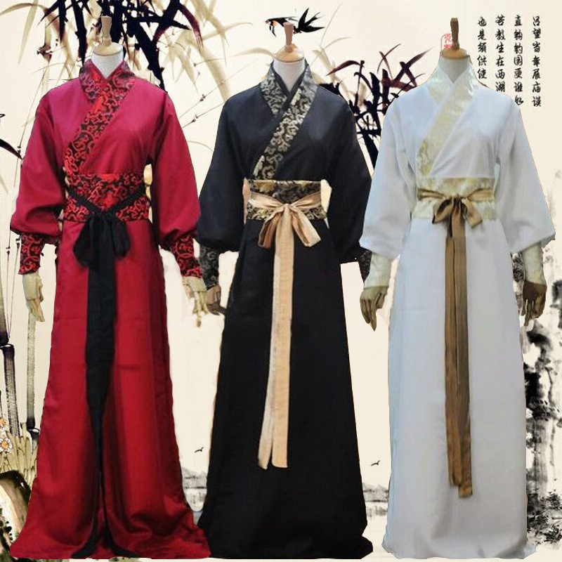 daidai (Ready Stock) Man Hanfu Men Costume Chinese Ancient National ...