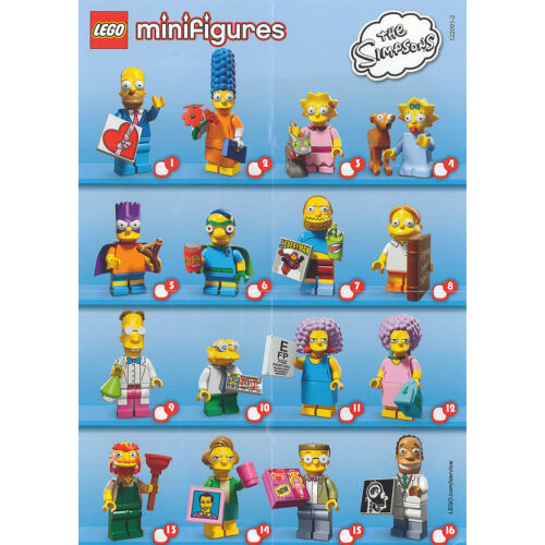 Lego 71009 CMF The Simpsons Marge Bart Maggie Lisa Simpsons Comic Book ...