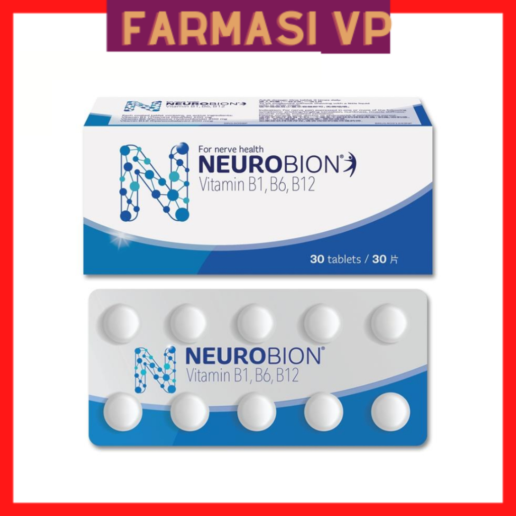 Neurobion 30's Tablets Vitamin B1, B6,B12- Vitamin B Complex | Shopee ...