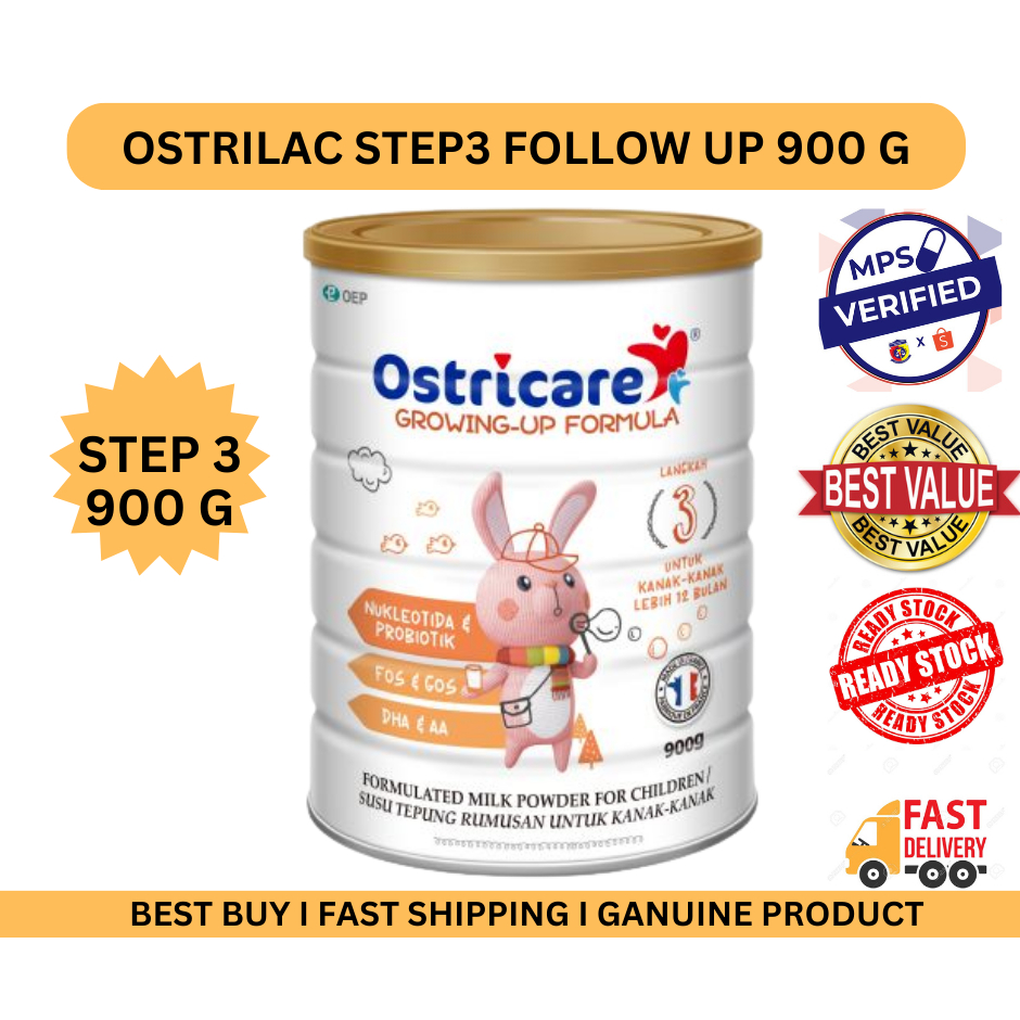 Ostricare Cow Milk Growing-up Formula Step 3 (900g) | Shopee Malaysia