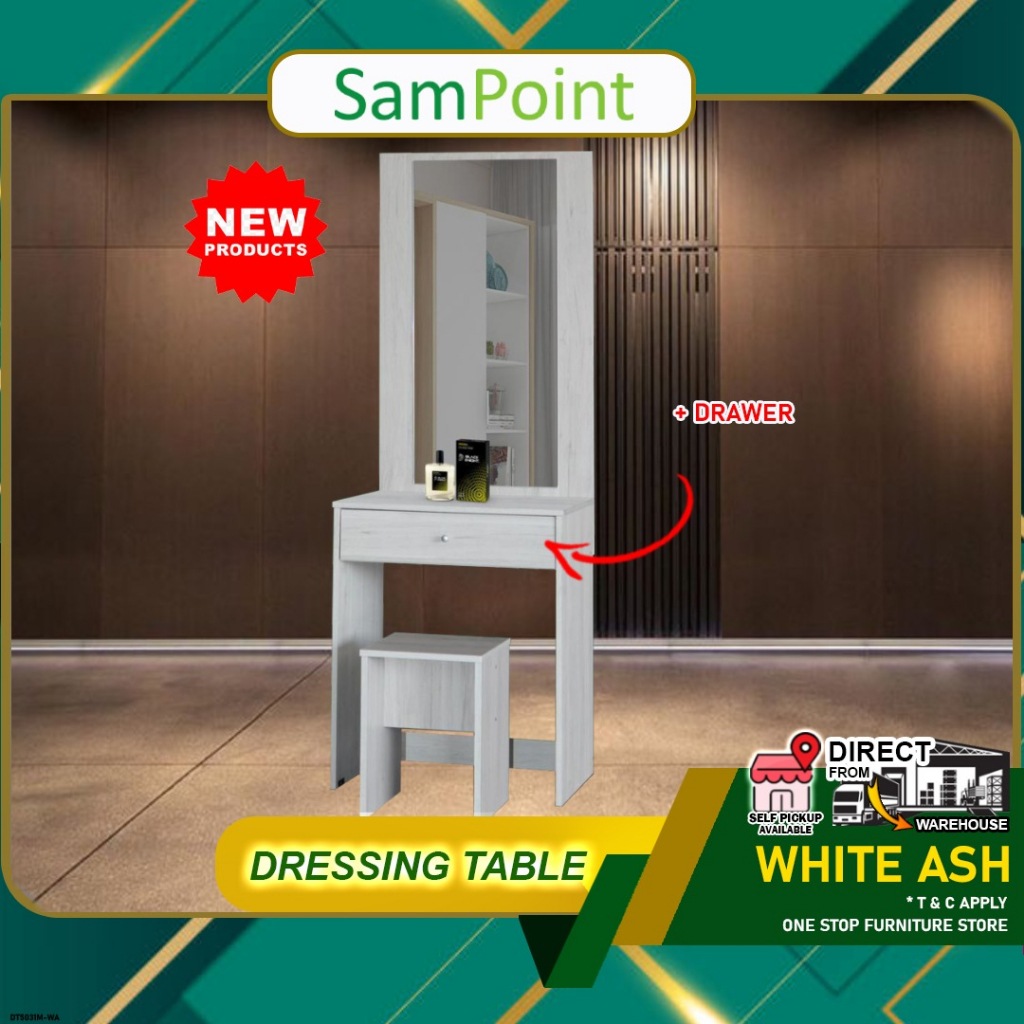 🔥Ready Stock🔥SamPoint Meja Makeup Table Dressing Table With Mirror Meja ...
