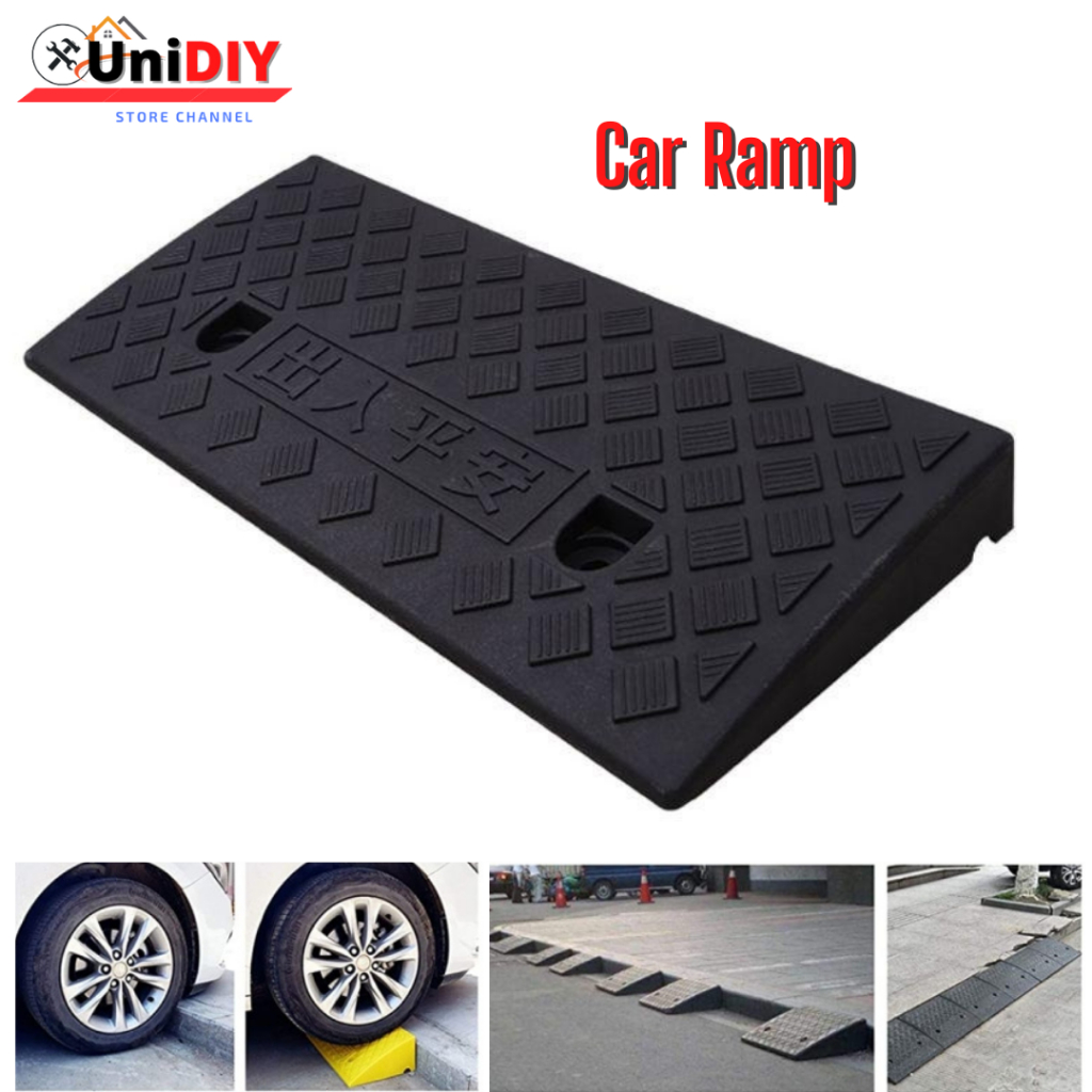 Heavy Duty Garage/Curb Car Ramps Heavy Duty Rubber Wheelchair Threshold ...