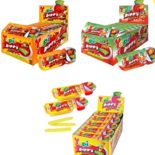 Yupi Dippy Gummy Sauce Licious (Burger / Pizza / French Fried) 24x22 ...