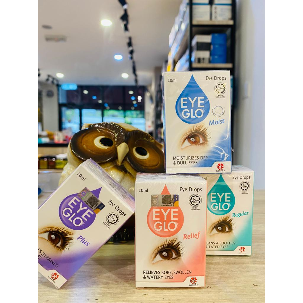 EYE GLO EYE DROPS REGULAR / MOIST / PLUS / RELIEF 10ML | Shopee Malaysia