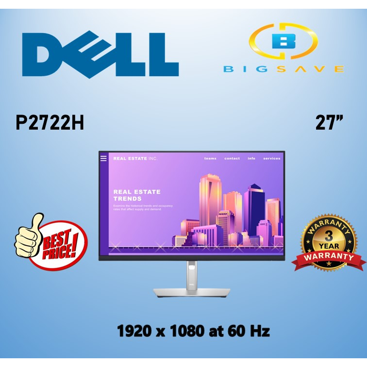 Monitor Dell 27 - P2722H