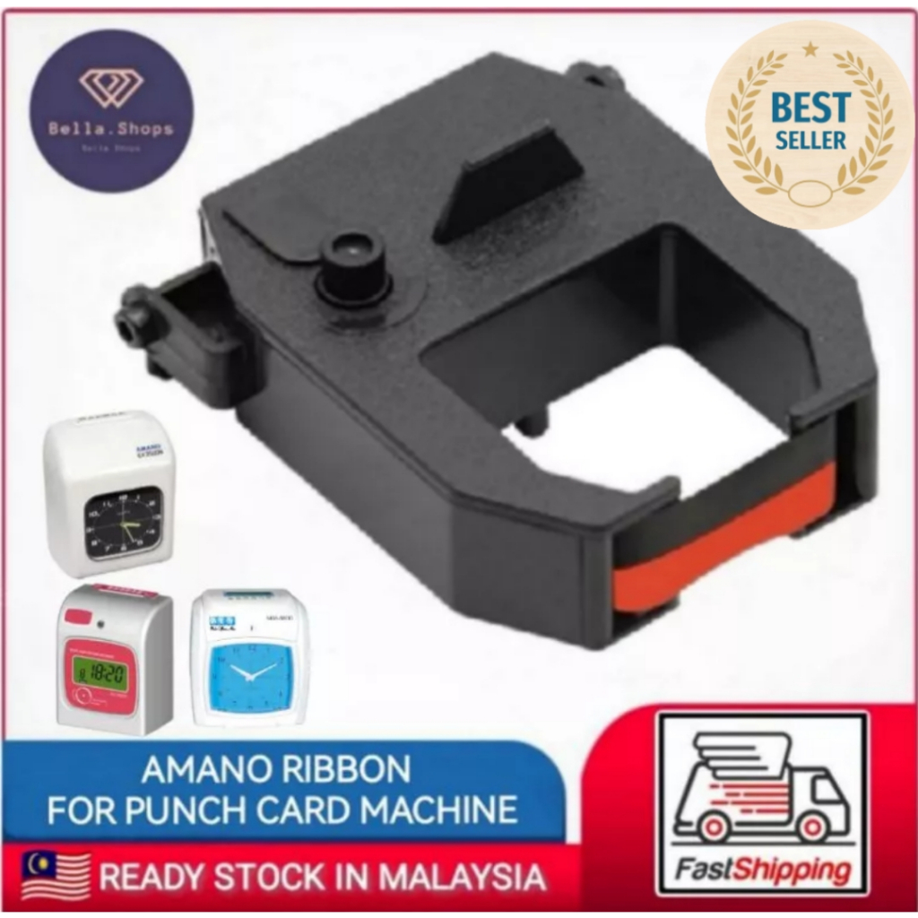Amano Ribbon For Punch Card Ink / JM WEMAX UMEI AXPERT TIMI KAZUMI
