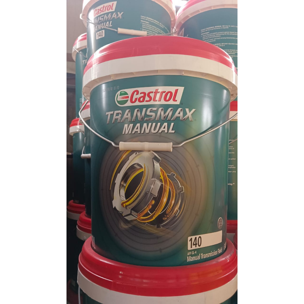 CASTROL MANUAL GEAR OIL 90EP & AXLE GEAR OIL 140EP GL4 (18L) Shopee