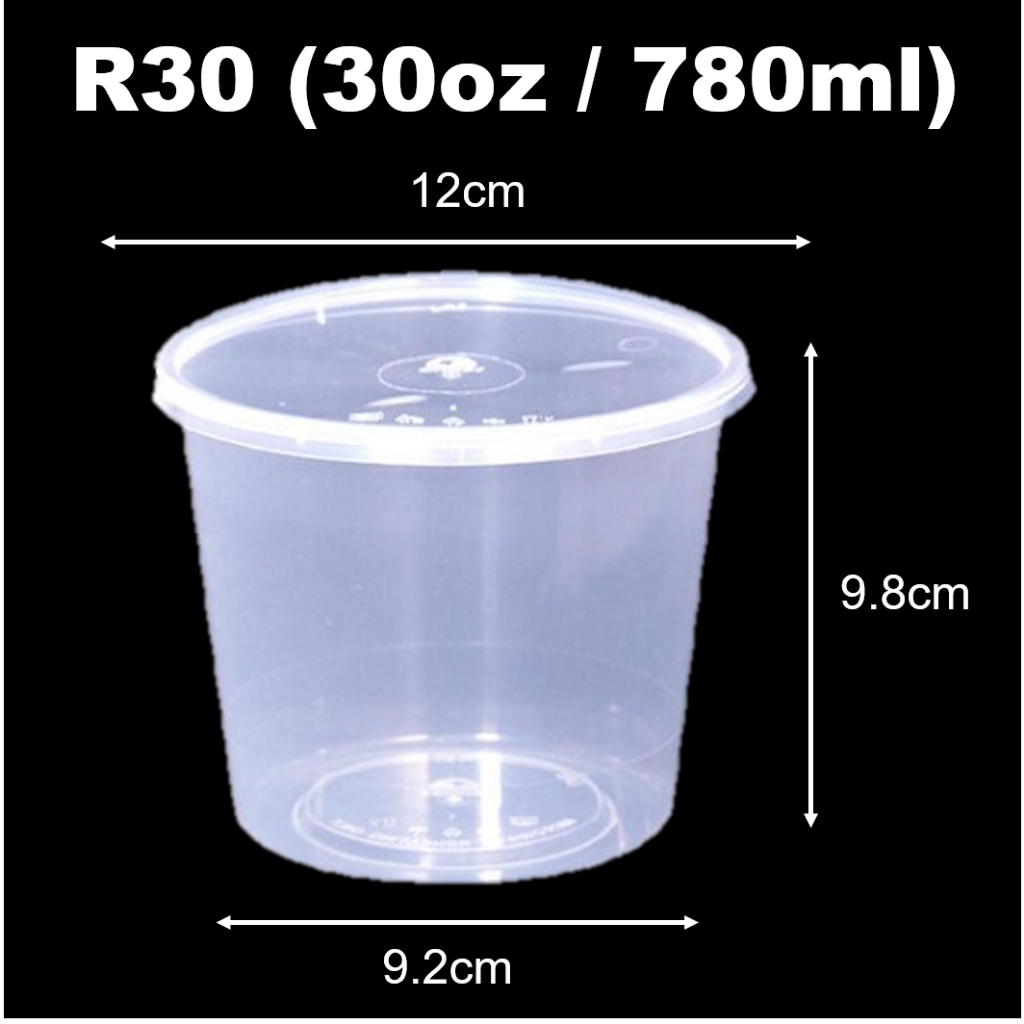 10pcs CB Ware R4 R8 R12 R16 R225 R25 R30 Chunbe Round Microwave Food ...