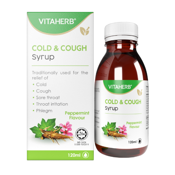 VITAHERB COLD AND COUGH SYRUP 120ML | Shopee Malaysia