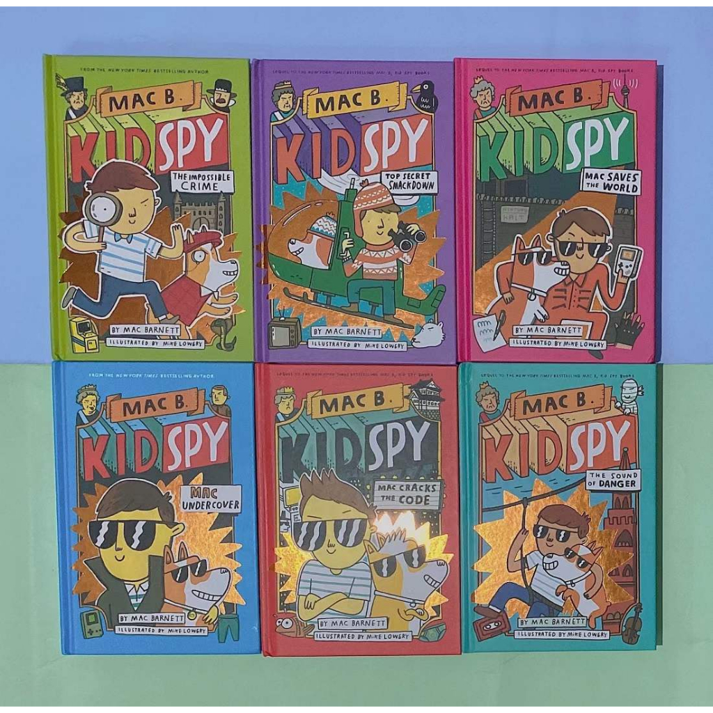 Mac B Kid Spy 6BOOKS HARD COVER | Shopee Malaysia