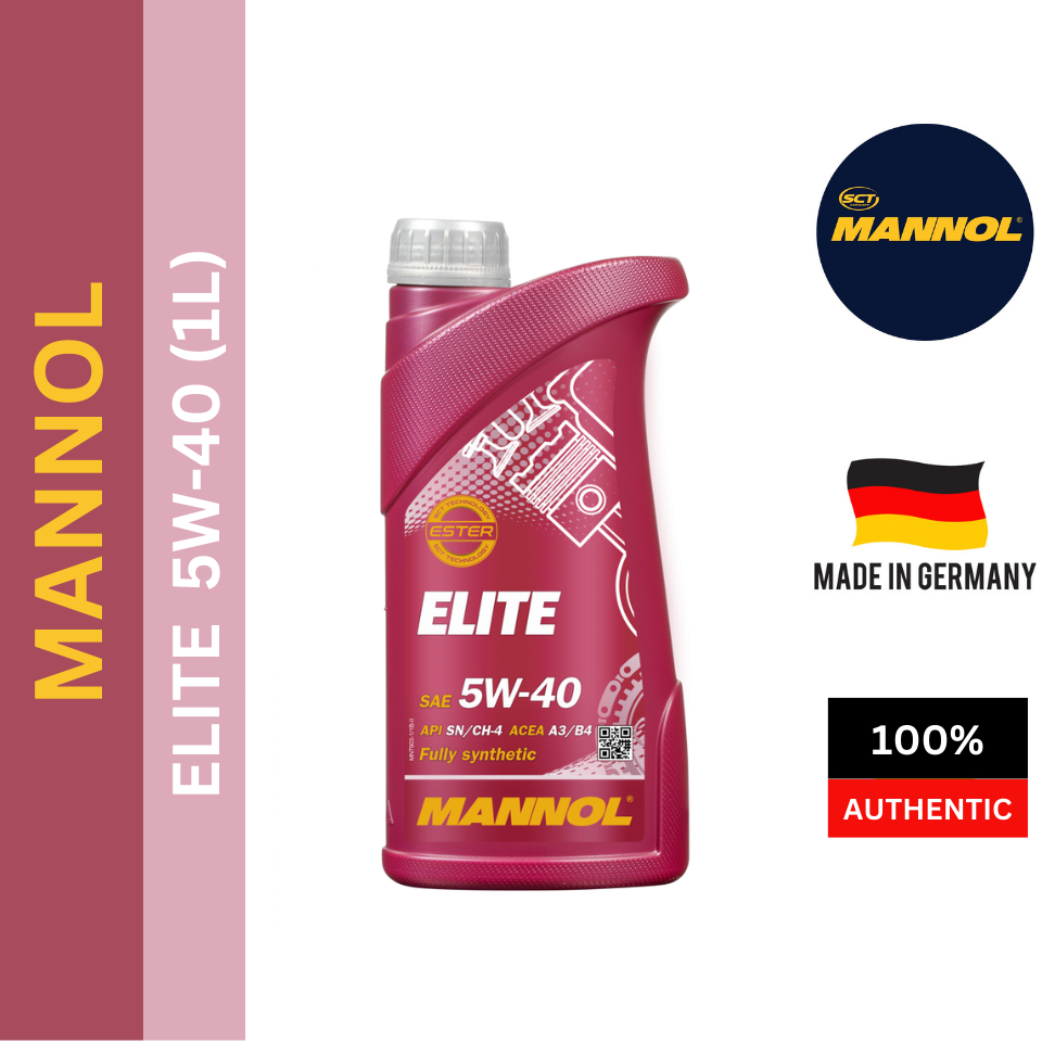 MANNOL MN 7903 ELITE 5w40 Fully Synthetic Engine Oil 1L (MADE IN GERMANY)
