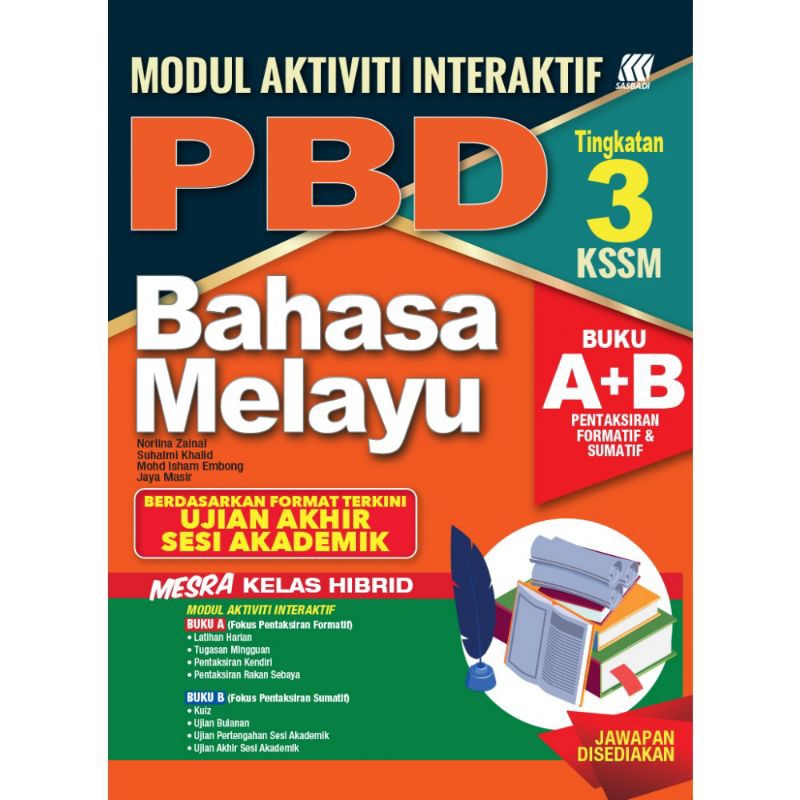 Sasbadi 2023: Latihan Modul Interaktif PBD UASA Bahasa Melayu A+B ...