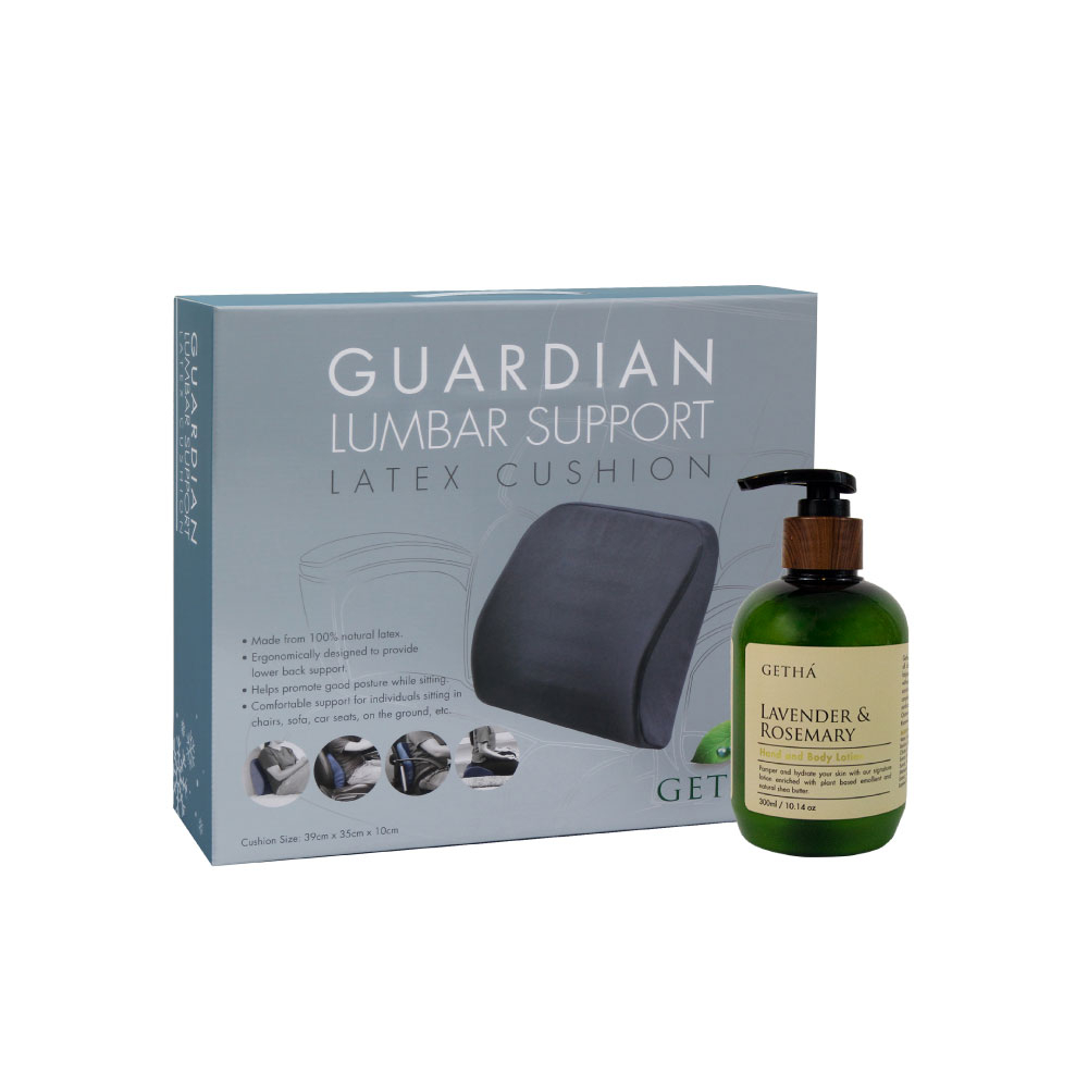 Getha Guardian Lumbar Support Latex Cushion Shopee Malaysia