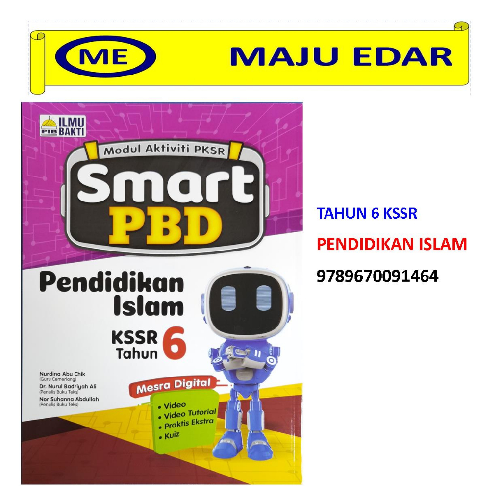 2023 PENERBIT ILMU BAKTI (PIB) MODUL AKTIVITI PKSR SMART PBD TAHUN 6 ...
