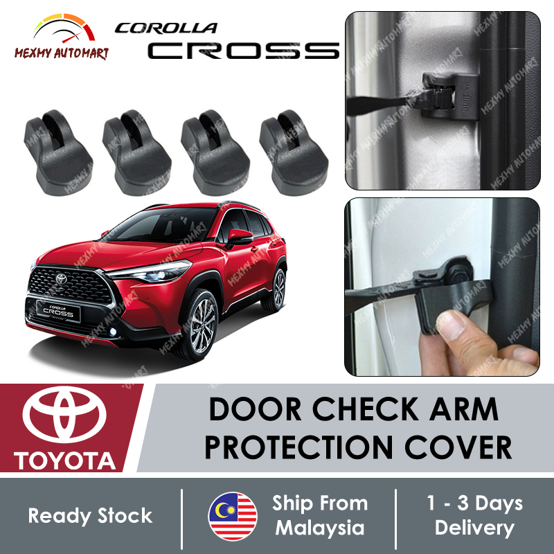 Toyota Corolla Cross 2023 Door Check Arm Protection Decoration Cover Accessories Bodykit New 2021 Car 2020 Accessori