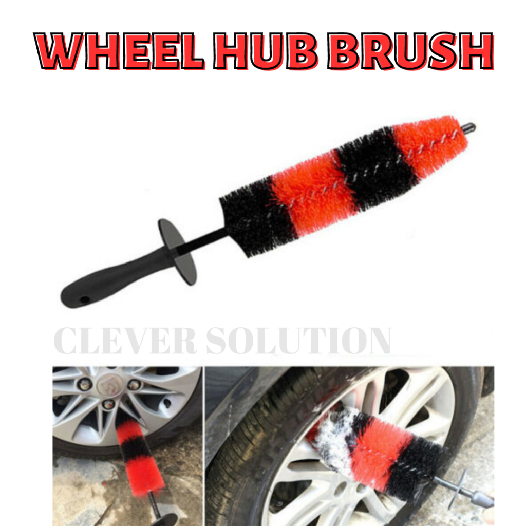 Wheel Rim Hub Brush Hub Scrub Cleaning Berus Rim Cuci Rim Kereta Car