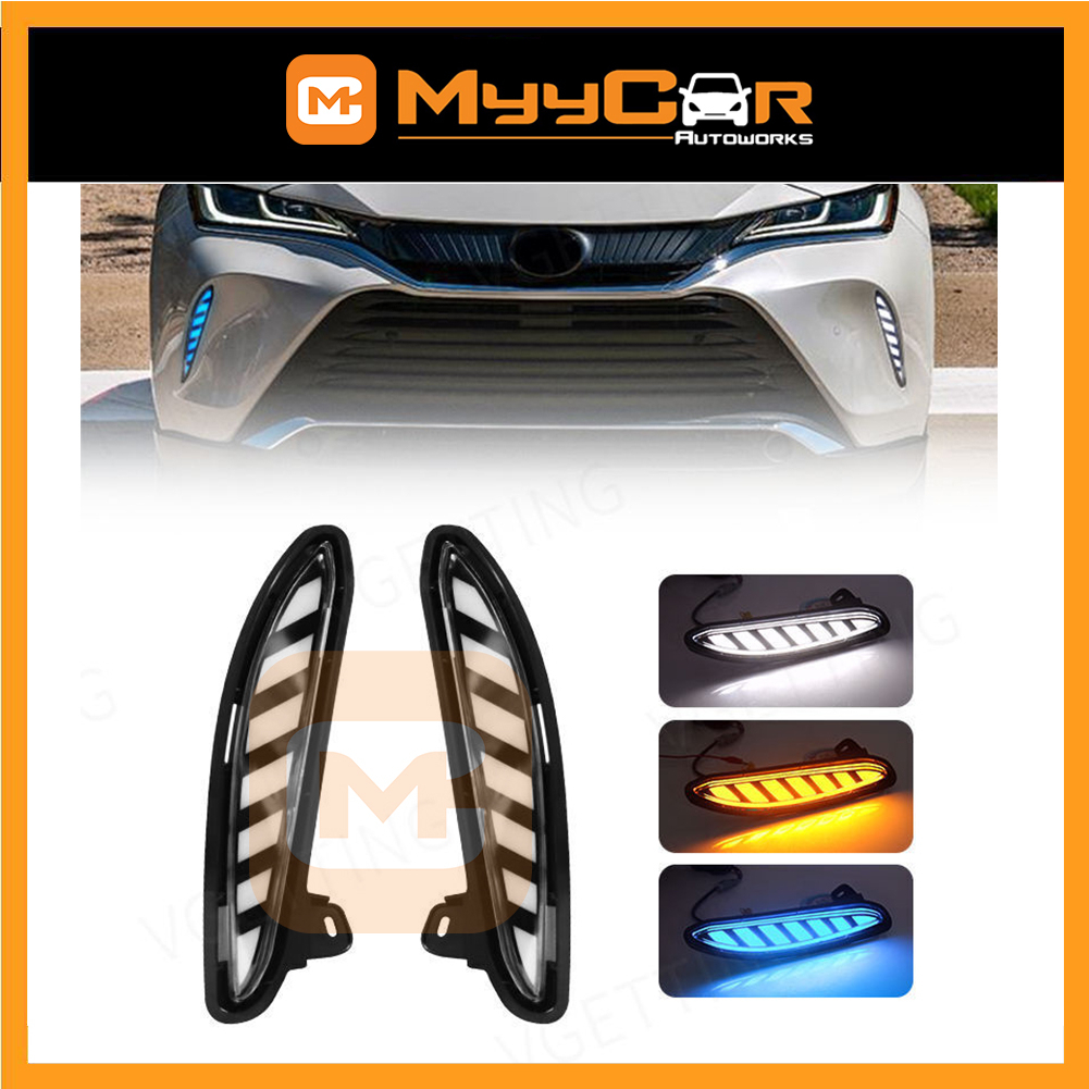 Toyota HARRIER XU80 2020 2021 2022 2023 LED Daytime Running Light DRL ...