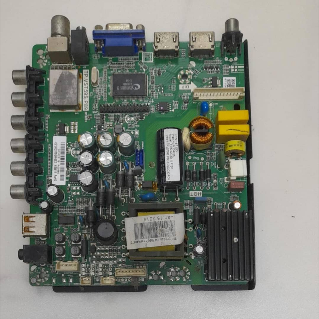 (B238) Hisense HMLED32D33 Mainboard, LVDS, Sensor . Used TV Spare parts