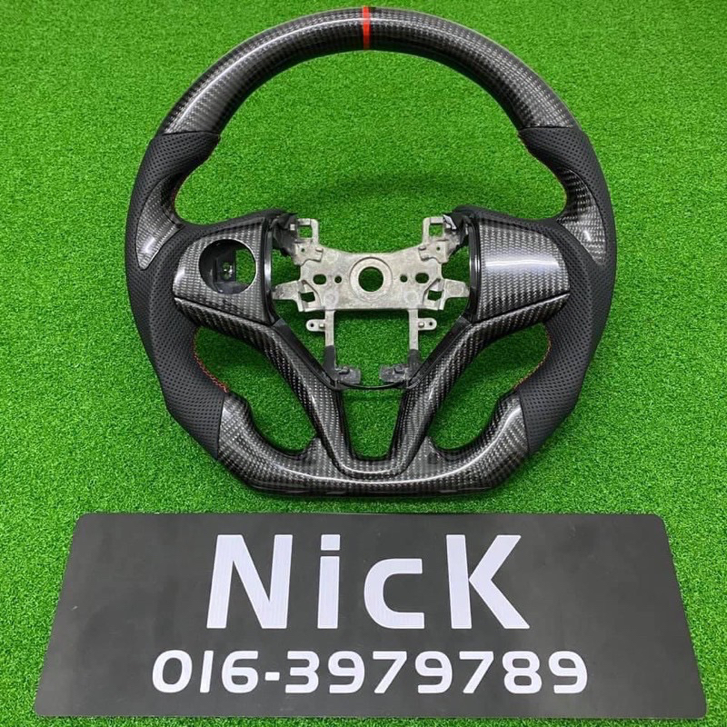 Honda City Jazz carbon fiber steering wheel (preorder custom made