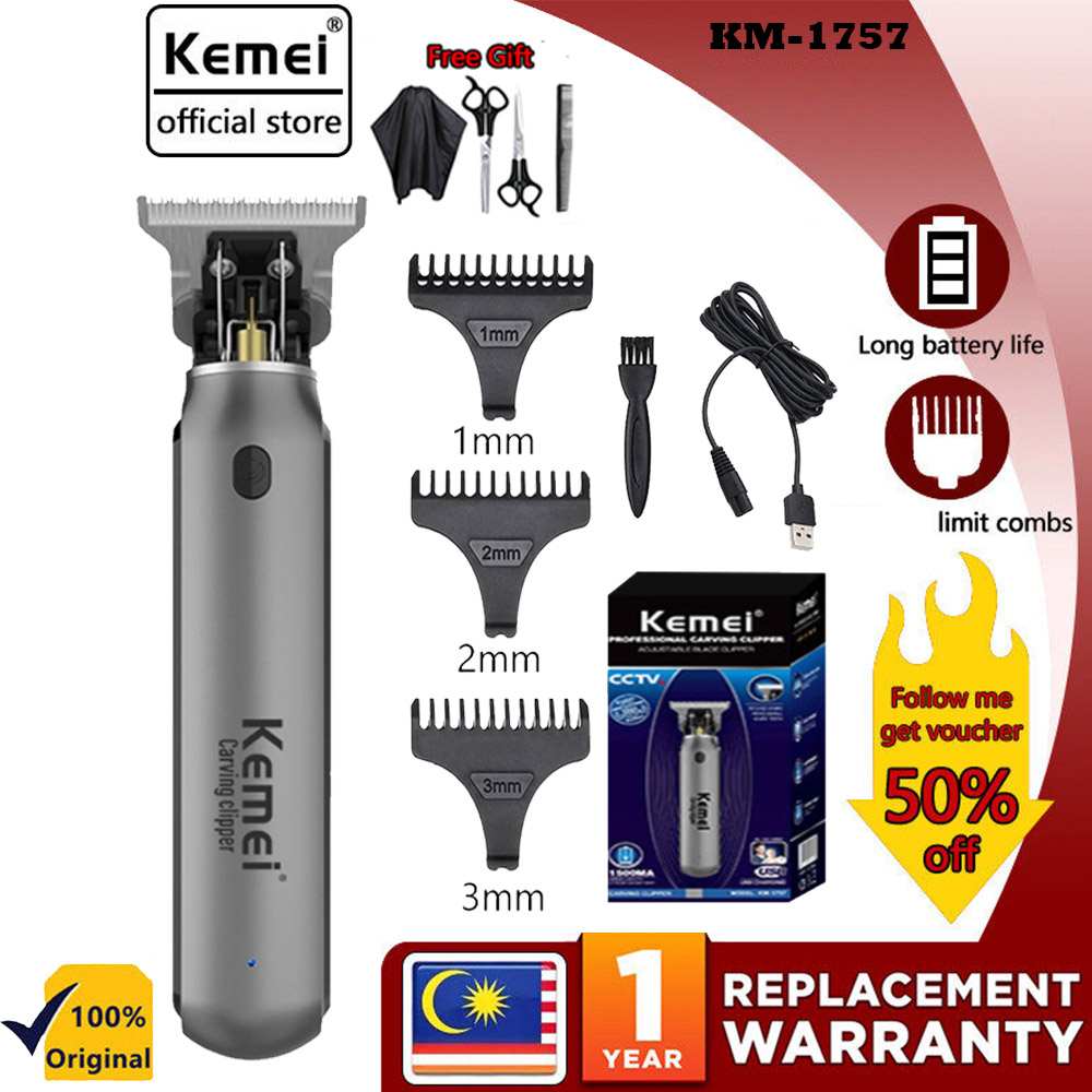 Kemei Usb Charging Hair Clippers Cordless Hair Clipper Rechargeable